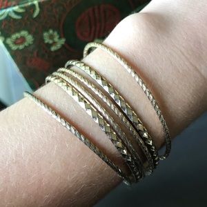 Gold bangles